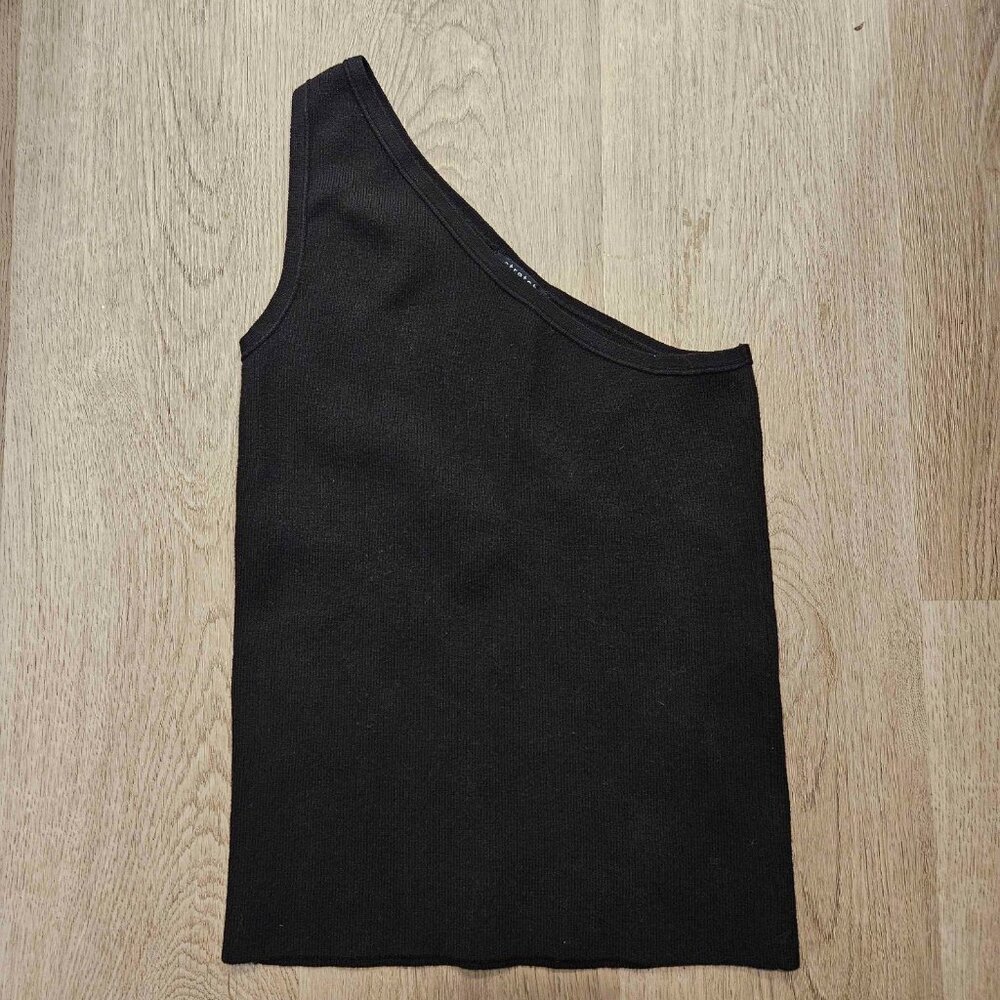 Gap Black One-Shoulder Tank Top, Size Small, Early 2000s